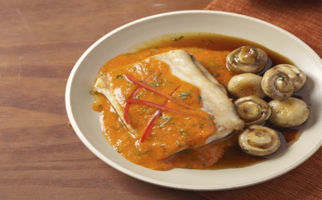 Pescado en salsa de rocoto